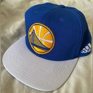 Adidas Golden State Warriors Blue and White Snapback Cap
